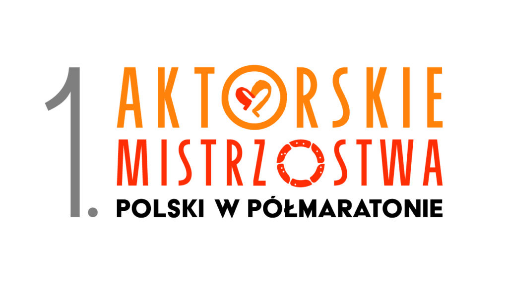 logo aktorskich mistrzostw polski w półmaratonie Kraków